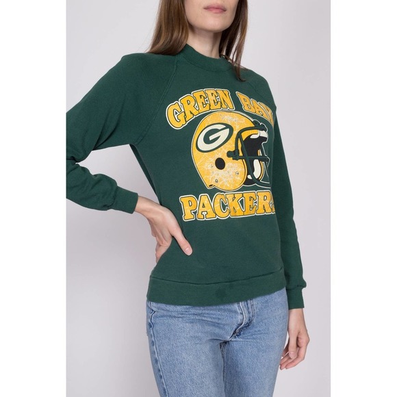80s Green Bay Packers Sweatshirt - Unisex Small | Vintage NFL Crewneck - Picture 4 of 7